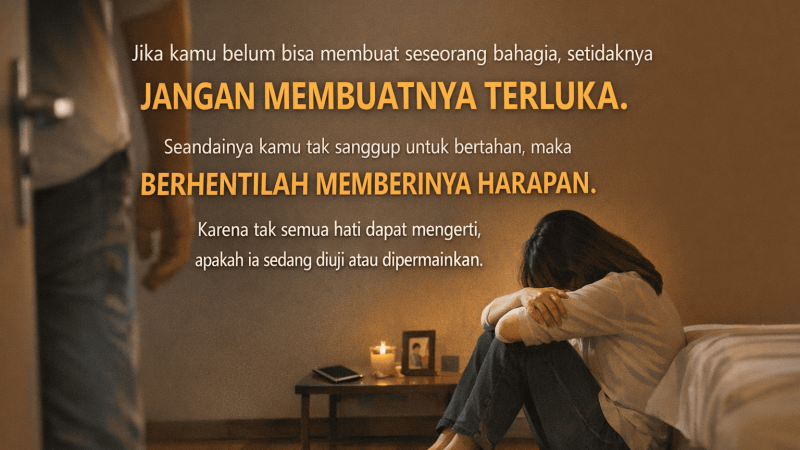Jangan Membuat Terluka