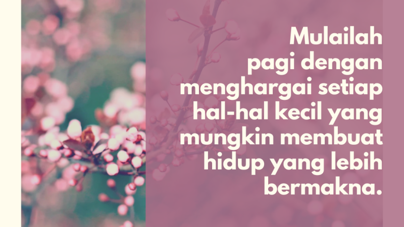 Mulailah Pagi